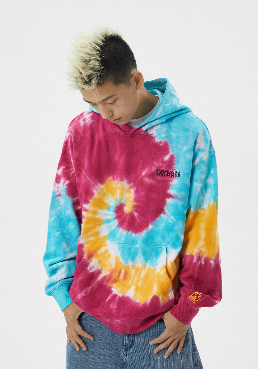 BURNIN* Flame Swirl Hooded Sweatshirt Jacket Hoodie - PSYLOS 1, BURNIN* Flame Swirl Hooded Sweatshirt Jacket Hoodie, Hoodie, Burnin, PSYLOS 1